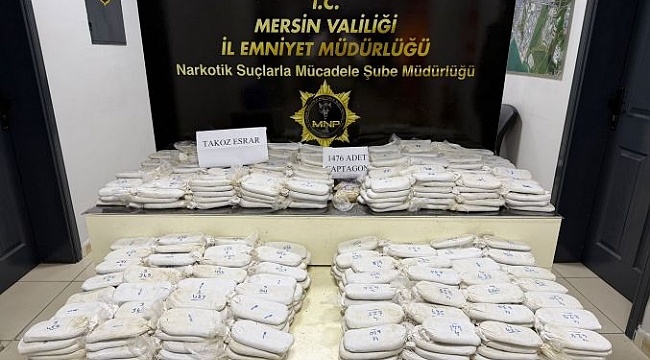 Mersin Polisinden MİT desteği ile zehir tacirlerine darbe; 33 milyonluk uyuşturucu yakalandı